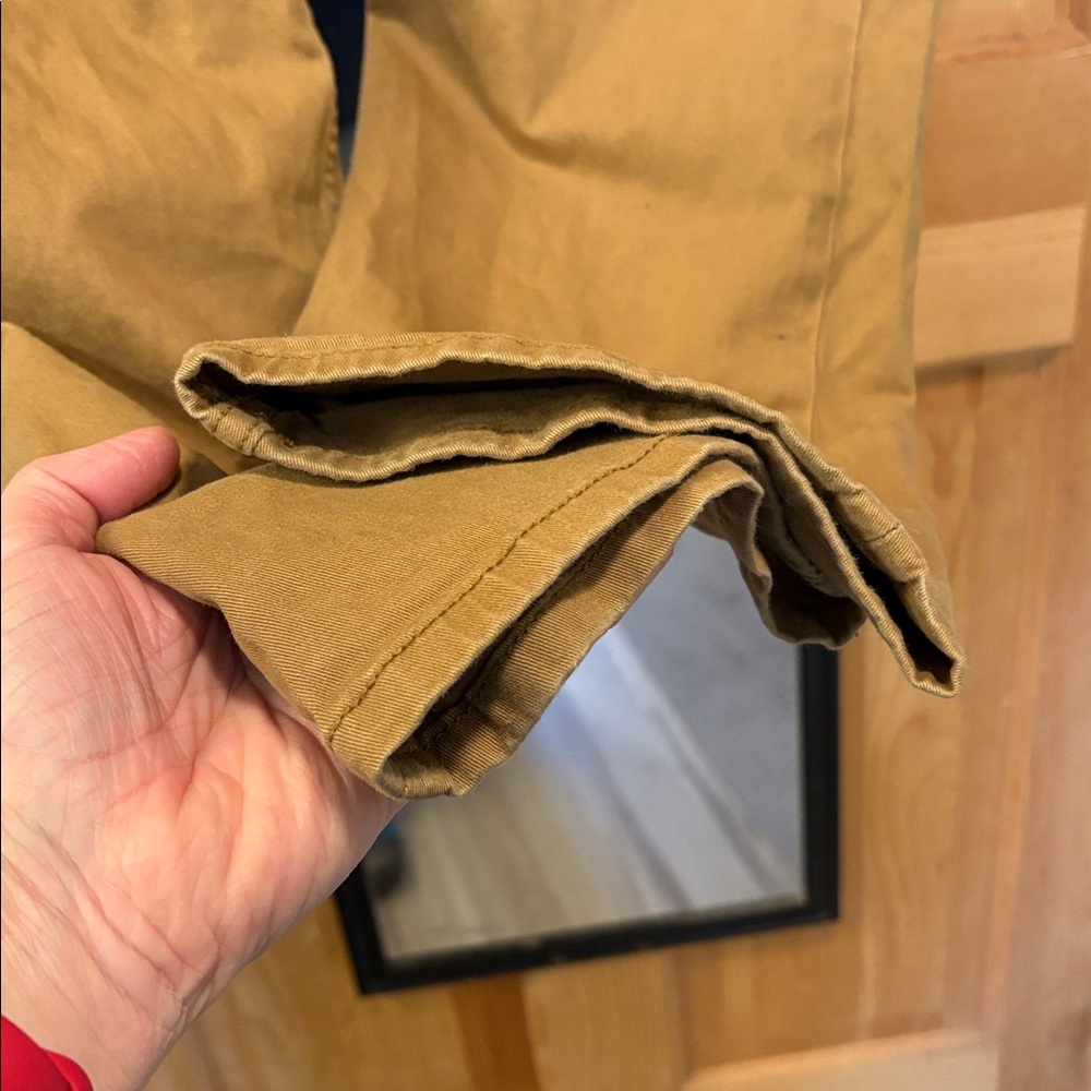 GAP Men's Khaki Brown Straight-Leg Pants Sz 36x32 - Picture 3 of 8